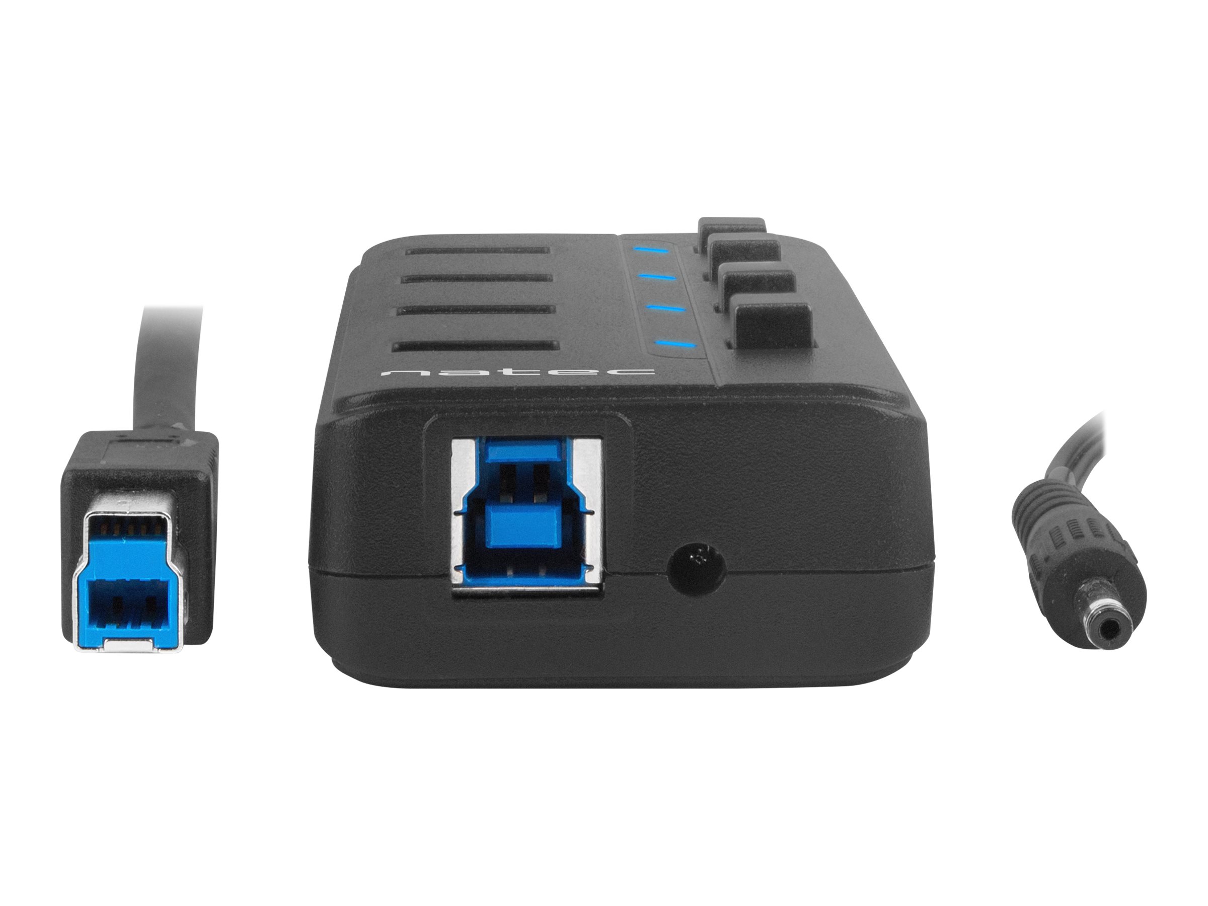 Natec USB 3.0 HUB, Mantis 2, 4-Port, On/Off with AC Adapter | Natec | 4 Port Hub With USB 3.0 | Mantis NHU-1557 | Black - Image 13