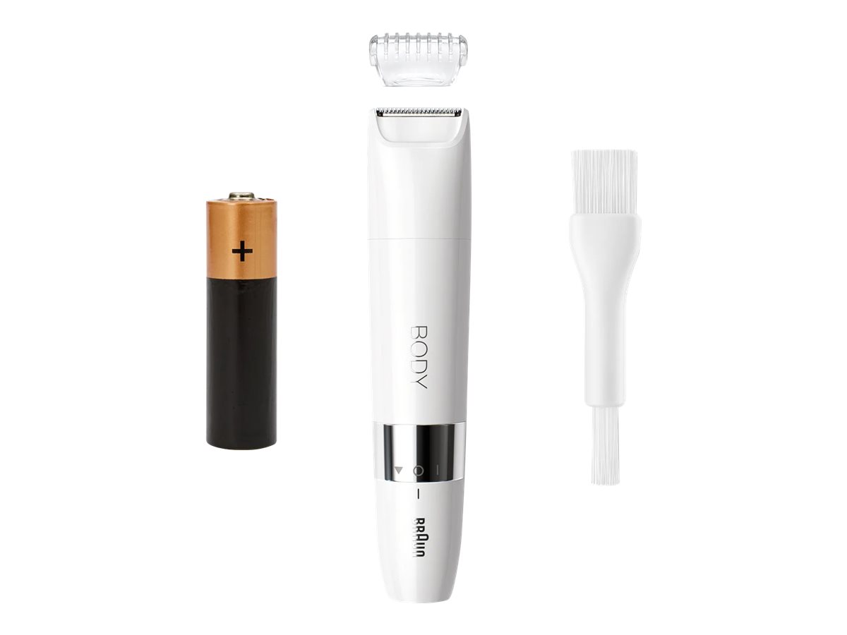 Braun | Body Mini Trimmer | BS1000 | Bulb lifetime (flashes) Not applicable | Number of power levels 1 | Wet & Dry | White - Image 3