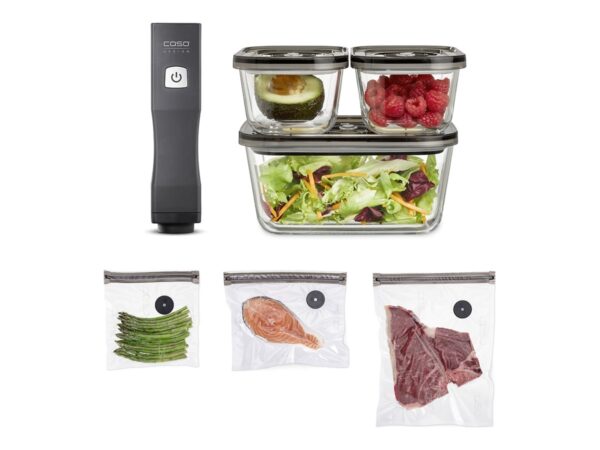 Caso | Vacu OneTouch Vacuum sealer Eco-Set | Black - Image 2