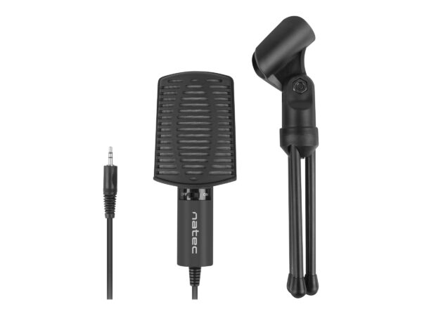 Natec | Microphone | NMI-1236 Asp | Black | Wired - Image 5
