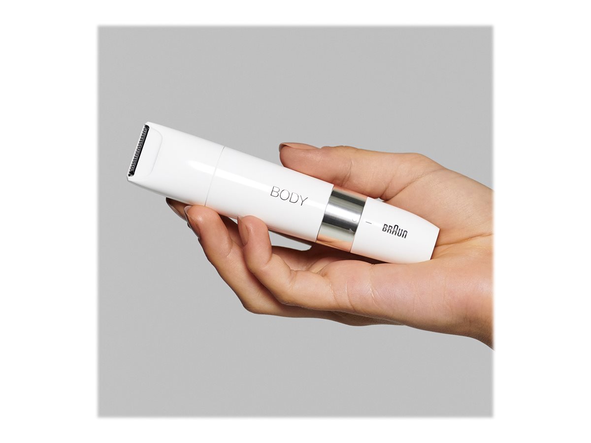 Braun | Body Mini Trimmer | BS1000 | Bulb lifetime (flashes) Not applicable | Number of power levels 1 | Wet & Dry | White - Image 9