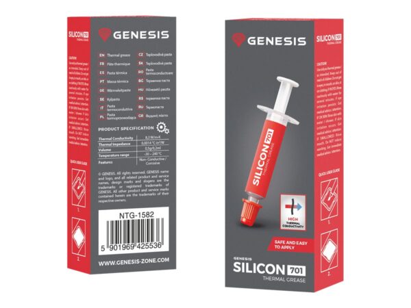 Genesis | Silicon 701 | Thermal Paste | Grey - Image 9