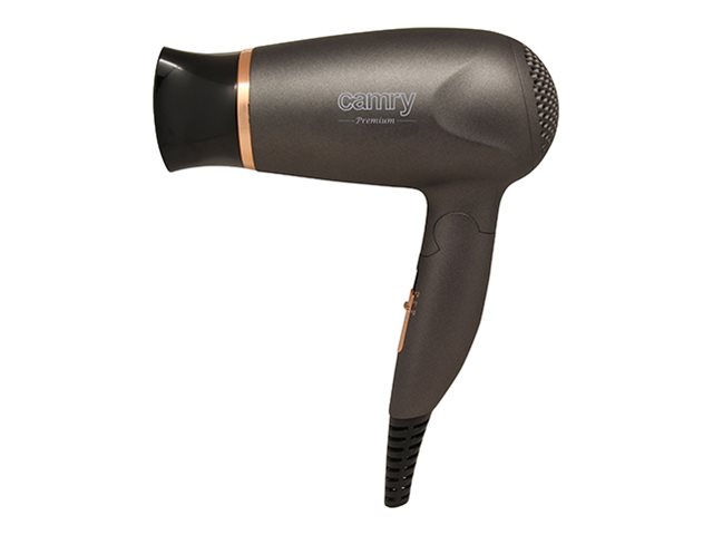 Camry | Hair Dryer | CR 2261 | 1400 W | Number of temperature settings 2 | Metallic Grey/Gold - Image 2