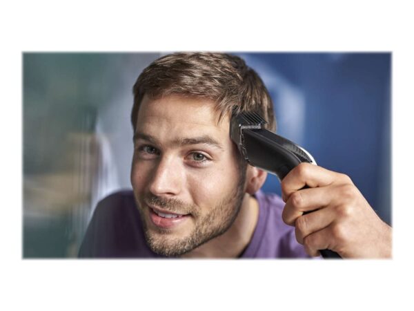 Philips | Series 5000 Beard and Hair Trimmer | HC5632/15 | Cordless or corded | Number of length steps 28 | Step precise 1 mm | Black - Image 13