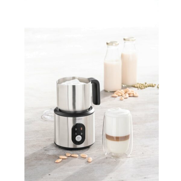 Caso Crema & Choco Milk frother, LED Display, 360° base station, Inox | Caso | Crema & Choco Milk frother | 01666 | 0,35 L | 500 W | Black - Image 8