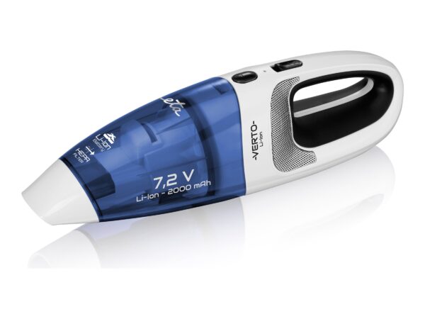 ETA | Vacuum cleaner | Verto ETA144290000 | Cordless operating | Handheld | 7.2 V | Operating time (max) 15 min | White/Blue - Image 2