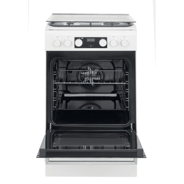 Whirlpool Cooker | WS5G8CHW/E/1 | Hob type Gas | Oven type Electric | White | Width 50 cm | LED | Depth 60 cm | 60 L - Image 2