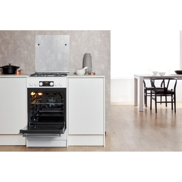 Whirlpool Cooker | WS5G8CHW/E/1 | Hob type Gas | Oven type Electric | White | Width 50 cm | LED | Depth 60 cm | 60 L - Image 5