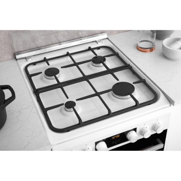 Whirlpool Cooker | WS5G8CHW/E/1 | Hob type Gas | Oven type Electric | White | Width 50 cm | LED | Depth 60 cm | 60 L - Image 6