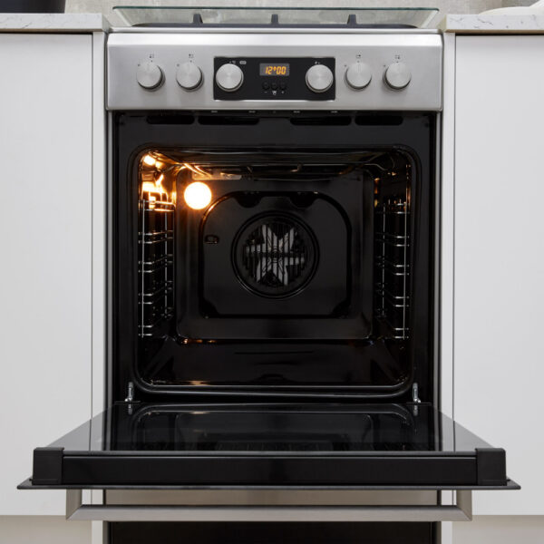 Whirlpool Cooker | WS5G8CHX/E/1 | Hob type Gas | Oven type Electric | Stainless steel | Width 50 cm | LED | Depth 60 cm | 60 L - Image 6