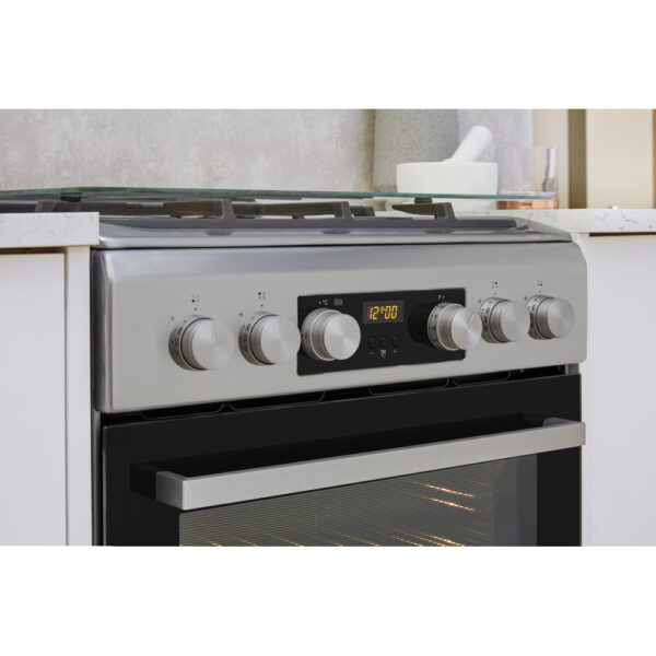 Whirlpool Cooker | WS5G8CHX/E/1 | Hob type Gas | Oven type Electric | Stainless steel | Width 50 cm | LED | Depth 60 cm | 60 L - Image 7
