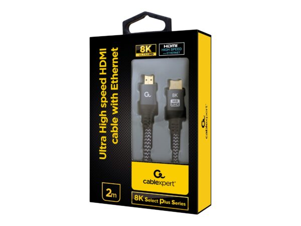 Cablexpert | Ultra High speed HDMI cable with Ethernet, 8K select plus series | CCB-HDMI8K-2M | 2 x Type-A | HDMI 2.1 downwards | 2 m - Image 3