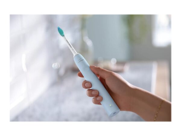 Philips | Sonicare Electric Toothbrush | HX3651/12 | Rechargeable | For adults | Number of brush heads included 1 | Number of teeth brushing modes 1 | Sonic technology | Light Blue - Image 5