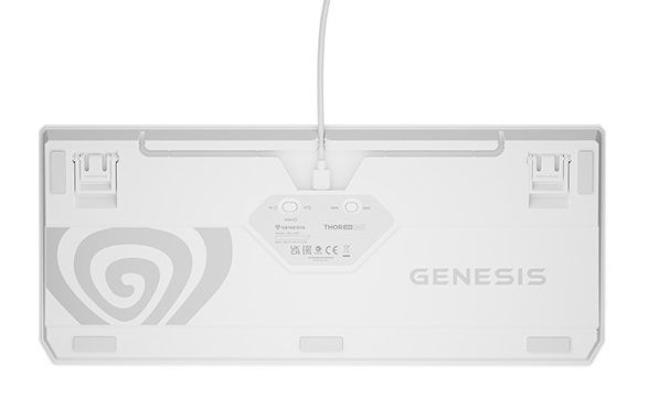 Genesis THOR 230 | Mechanical Gaming Keyboard | Wireless | US | White | 2.4 GHz, Bluetooth, USB | Outemu Red - Image 6