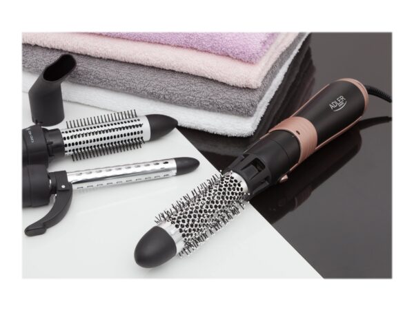 Adler | Hair Styler | AD 2022 | Temperature (max) 80 °C | Number of heating levels 3 | 1200 W | Black - Image 12