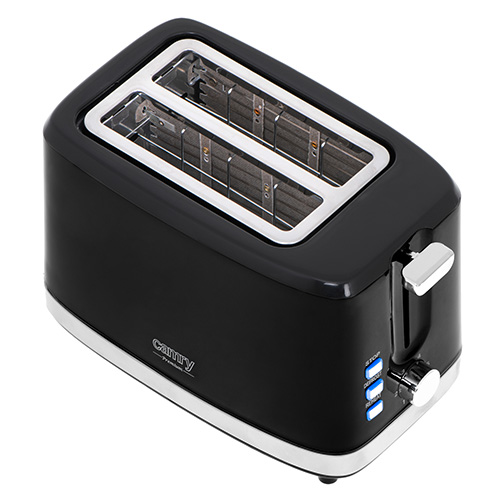 Camry | Toaster | CR 3218 | Power 750 W | Number of slots 2 | Housing material Plastic | Black - Image 5