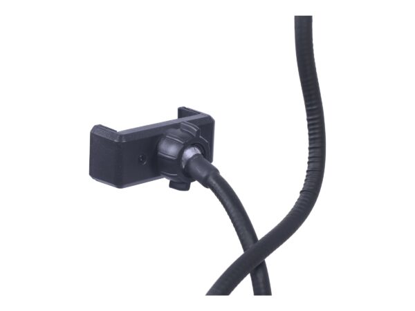 Gembird Selfie ring light with phone holder | Gembird | Selfie ring light with phone holder | LED-RING4-PH-01 | ABS + metal | LED ring diameter: 3.5''. Flexible arms for both phone holder & selfie ring. Practical buttons to change light intensity, color (cool/warm) and on/off switch. Brightness: 10 settings - Image 6