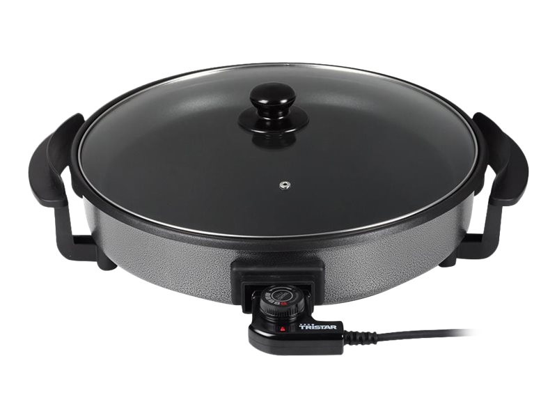 Tristar | Multifunctional grill pan | PZ-2964 | Diameter 40 cm | Grill | 1500 W | Lid included | Fixed handle | Black - Image 2
