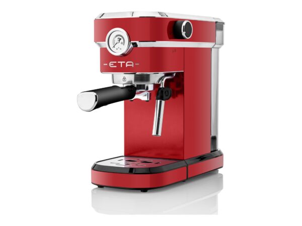 ETA | Espresso coffee maker | ETA618190030 Storio | Pump pressure 20 bar | Built-in milk frother | Semi-automatic | 1350 W | Red - Image 2