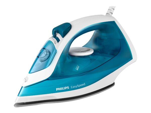 Philips | Iron | EasySpeed GC1750/20 | Steam Iron | 2000 W | Water tank capacity 220 ml | Continuous steam 25 g/min | Blue - Image 2