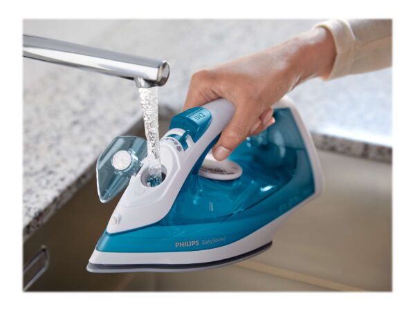 Philips | Iron | EasySpeed GC1750/20 | Steam Iron | 2000 W | Water tank capacity 220 ml | Continuous steam 25 g/min | Blue - Image 13