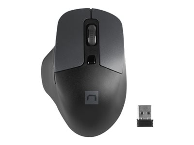 Natec Mouse, BlackBird 2, Silent, Wireless, 1600 DPI, Optical, Black | Natec | Mouse | Optical | Wireless | Black/Gray | BlackBird 2 - Image 4