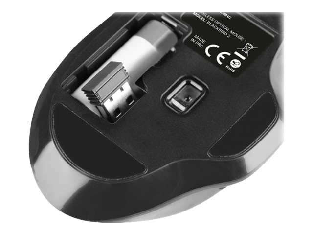 Natec Mouse, BlackBird 2, Silent, Wireless, 1600 DPI, Optical, Black | Natec | Mouse | Optical | Wireless | Black/Gray | BlackBird 2 - Image 11