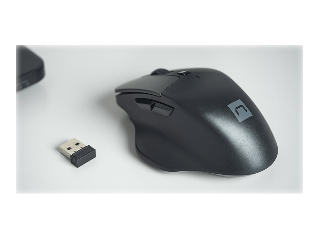 Natec Mouse, BlackBird 2, Silent, Wireless, 1600 DPI, Optical, Black | Natec | Mouse | Optical | Wireless | Black/Gray | BlackBird 2 - Image 14