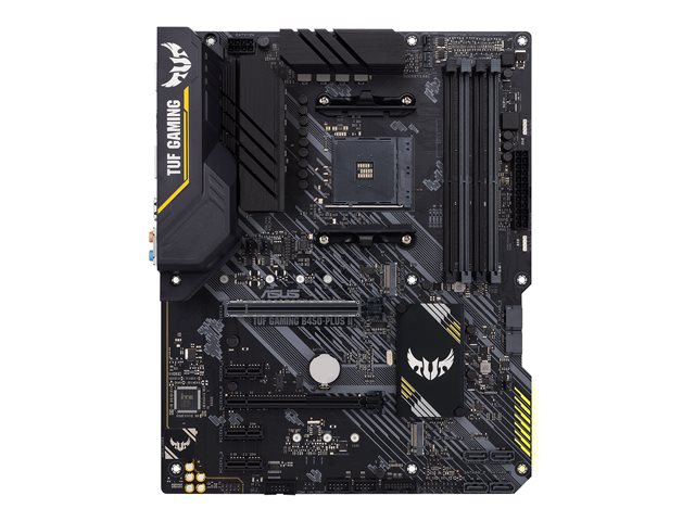 ASUS TUF GAMING B450-PLUS II | Asus | TUF GAMING B450-PLUS II | Processor family AMD | Processor socket AM4 | DDR4 | Memory slots 4 | Number of SATA connectors 6 x SATA-600 (RAID) | Chipset AMD B | ATX