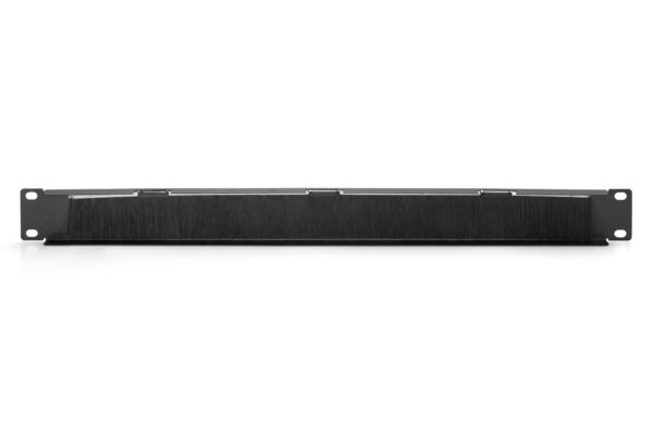 Digitus | 1U cable brush management panel open brush | DN-97661 | Black | The Cable Brush Management Panel is getting fixed on the 483 mm (19”) profile rails - Image 3