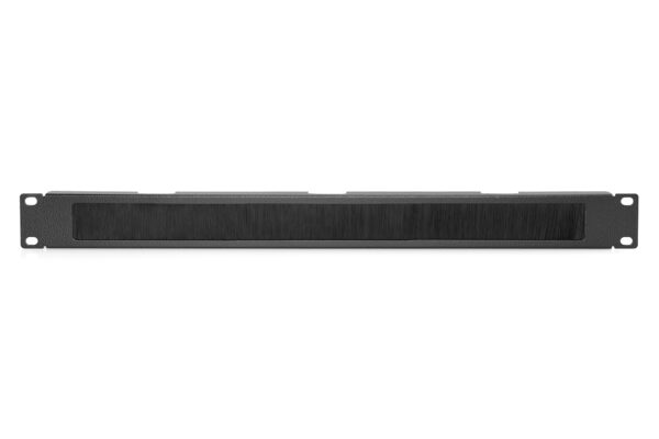 Digitus | 1U cable brush management panel open brush | DN-97661 | Black | The Cable Brush Management Panel is getting fixed on the 483 mm (19”) profile rails - Image 4