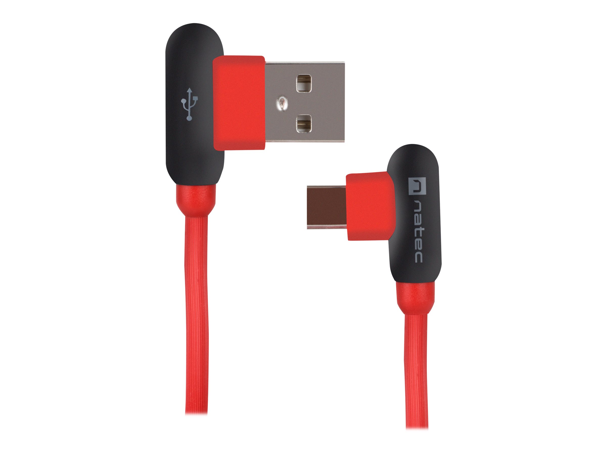 Natec Prati, Angled USB Type C to Type A Cable 1m, Red | Natec | Angled USB Type C to USB Type A | Prati | USB Type C | USB Type-A - Image 7