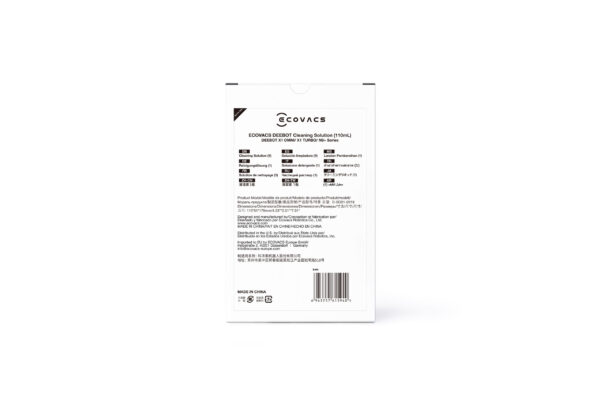 Ecovacs | Cleaning Solution for DEEBOT X1 Family | D-SO01-0021 | 110 ml - Image 5