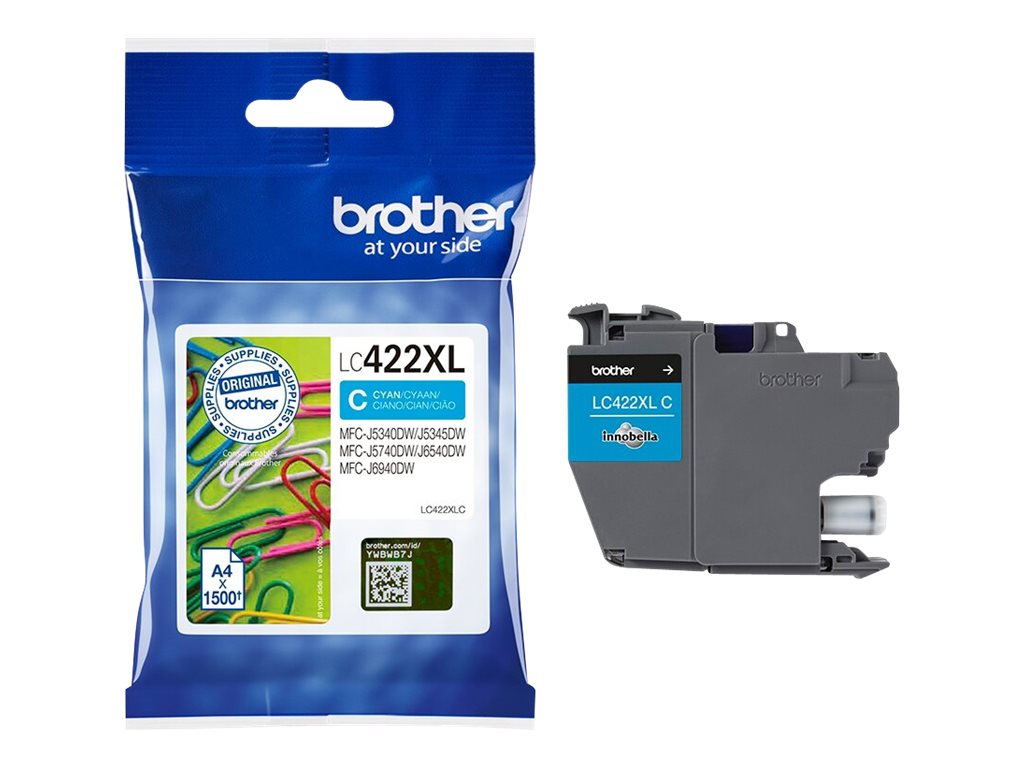 Brother LC422XLC | Ink Cartridge | Cyan - Image 7