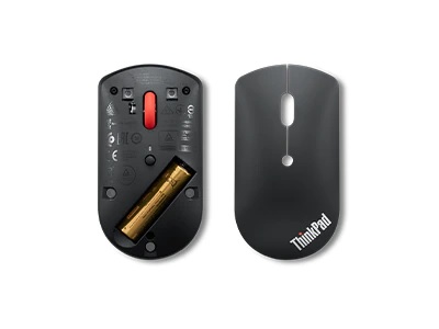 Lenovo | ThinkPad Bluetooth Silent Mouse w/o battery | Wireless | Bluetooth 5.0 | Black | 1 year(s) - Image 3