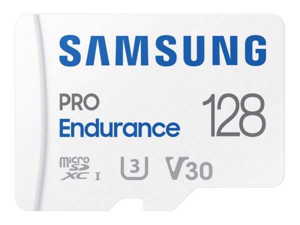 Samsung | PRO Endurance | MB-MJ128KA/EU | 128 GB | MicroSD Memory Card | Flash memory class U3, V30, Class 10 | SD adapter - Image 2