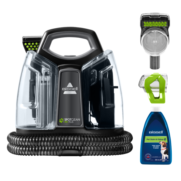 Bissell | SpotClean Pet Plus Cleaner | 37241 | Corded operating | Handheld | 330 W | - V | Black/Titanium | Warranty 24 month(s) - Image 3