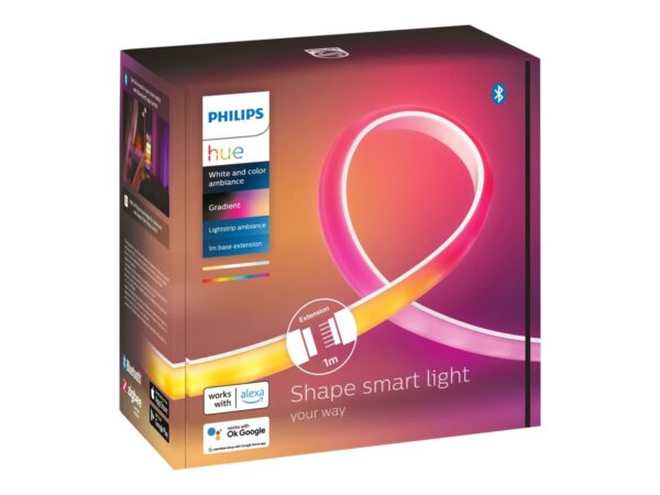 Philips Hue|Lightstrip Extension|Hue Gradient Lightstrip 1m Extension|White and colored light - Image 6