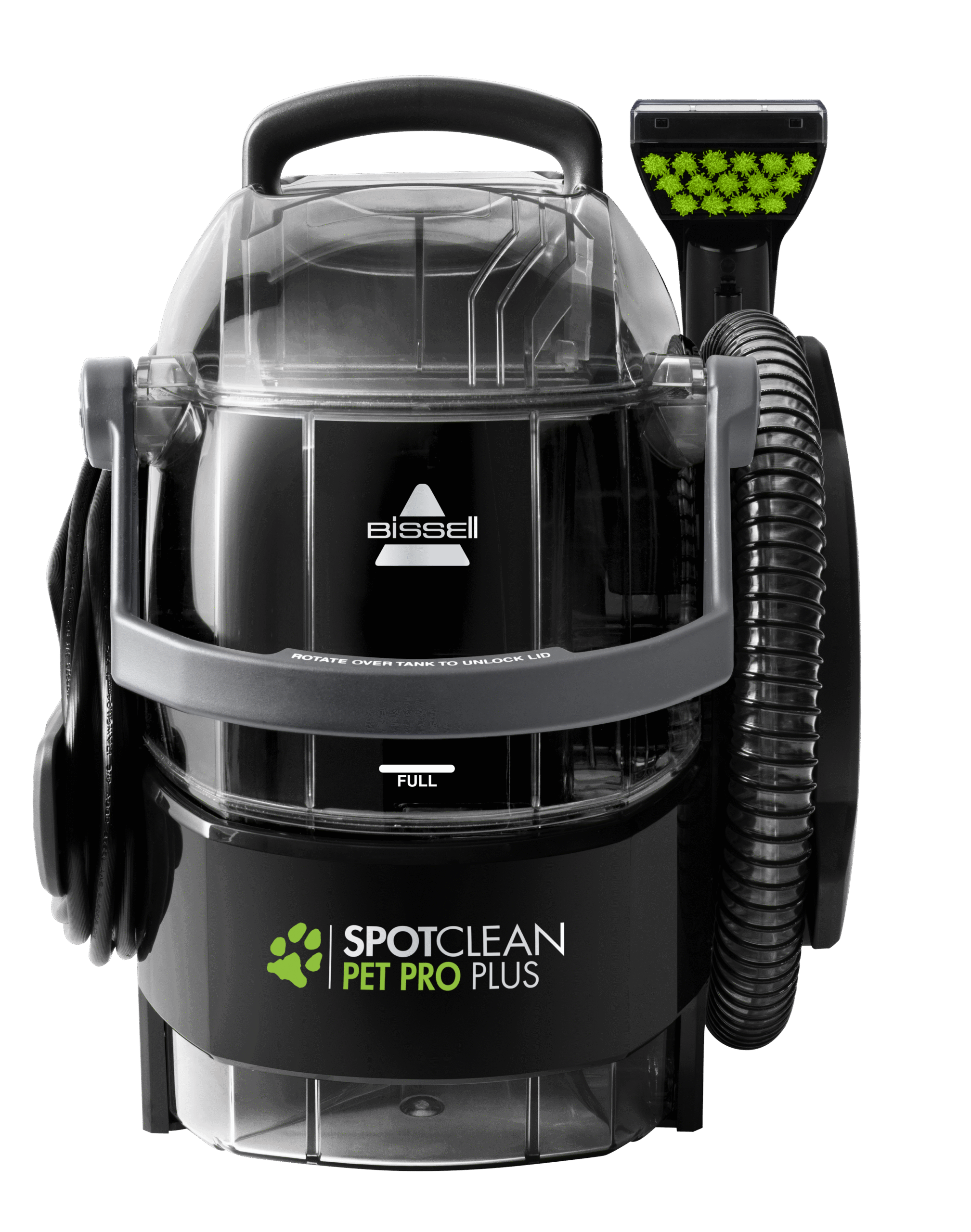 Bissell | SpotClean Pet Pro Plus Cleaner | 37252 | Corded operating | 750 W | Black/Titanium | 24 month(s)