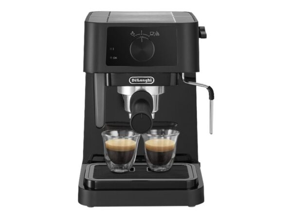 Delonghi | Coffee Maker | EC230 | Pump pressure 15 bar | Built-in milk frother | Semi-automatic | 360° rotational base No | 1100 W | Black - Image 2