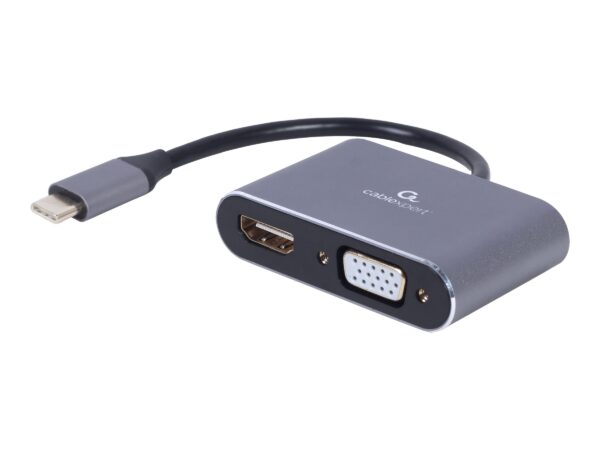 Cablexpert | USB Type-C to HDMI and VGA display adapter | A-USB3C-HDMIVGA-01 | USB Type-C - Image 2