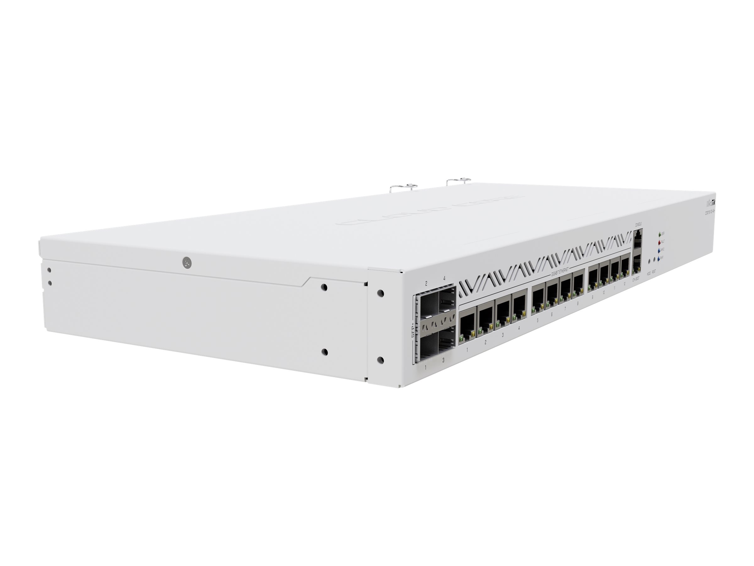 Mikrotik Cloud Core Router CCR2116-12G-4S+, 16-CORE 2 GHZ ARM CPU, 16 GB DDR4 RAM, 4x10G SFP+ ports, 13xGigabit LAN ports, 1x RJ45 Serial port, 1x M.2 slots, 16 core CPU, 16 GB RAM, Dual redundant power supply, RouterOS L6 | Cloud Core Router | CCR2116-12G-4S+ | Ethernet LAN (RJ-45) ports 13 | 12 month(s) - Image 6