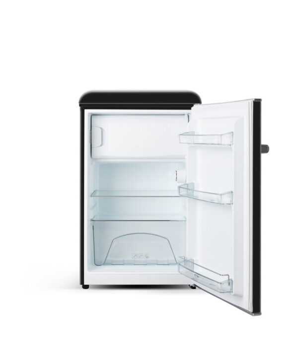 ETA | Refrigerator | ETA253790020E Storio | Energy efficiency class E | Free standing | Larder | Height 90 cm | Fridge net capacity 92 L | Freezer net capacity 18 L | 38 dB | Black - Image 4