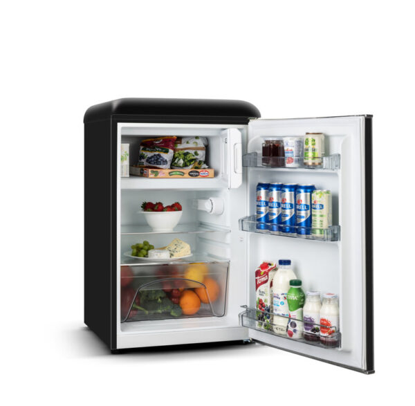 ETA | Refrigerator | ETA253790020E Storio | Energy efficiency class E | Free standing | Larder | Height 90 cm | Fridge net capacity 92 L | Freezer net capacity 18 L | 38 dB | Black - Image 5