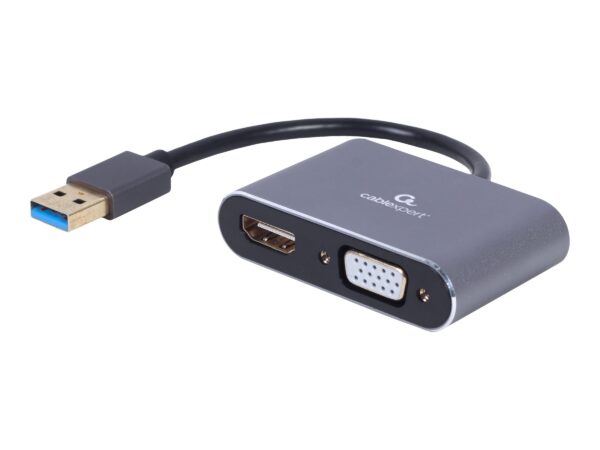 Cablexpert | USB display adapter | A-USB3-HDMIVGA-01 | USB 3.0 Type-A | 0.15 m - Image 2