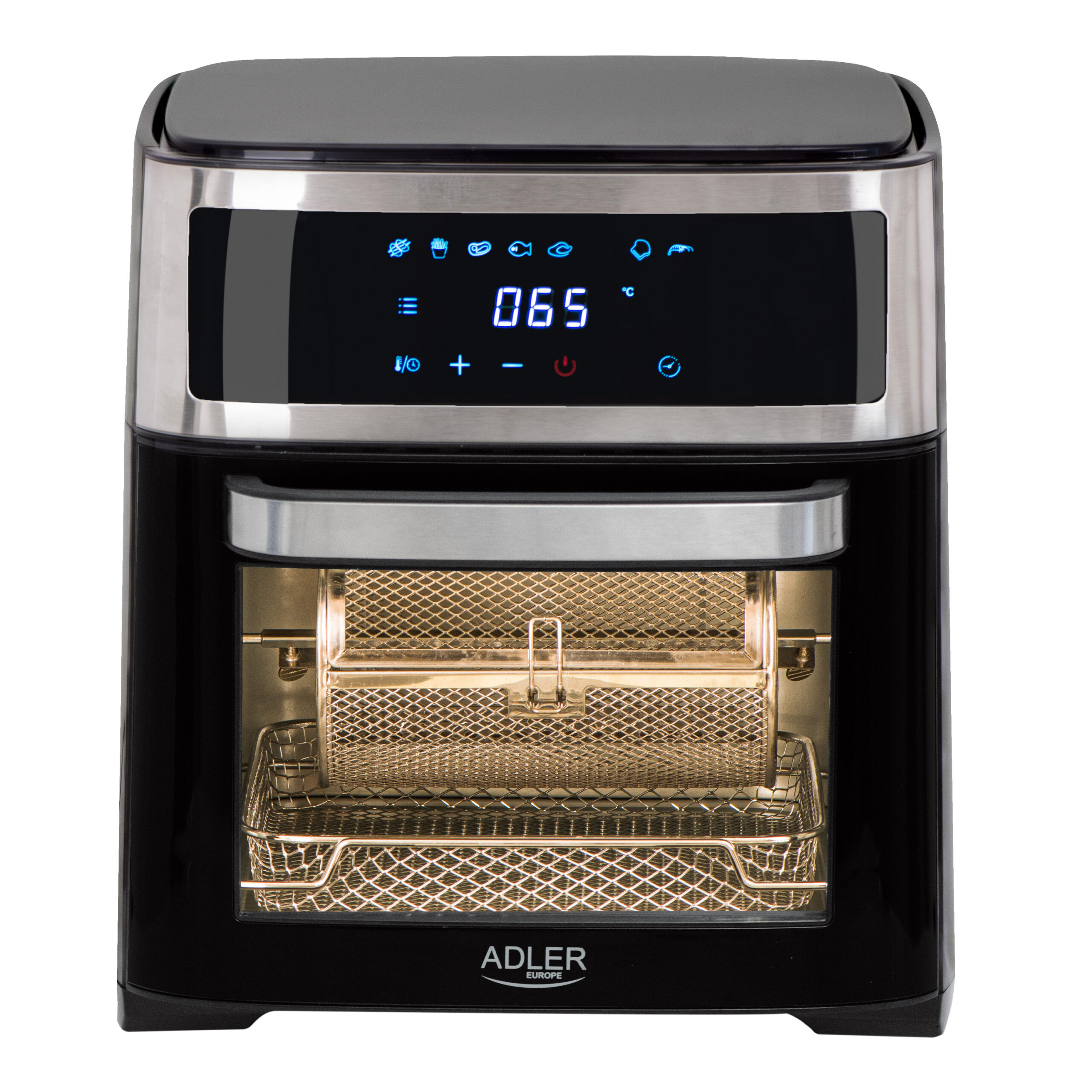 Adler | Airfryer Oven | AD 6309 | Power 1700 W | Capacity 13 L | Stainless steel/Black - Image 6