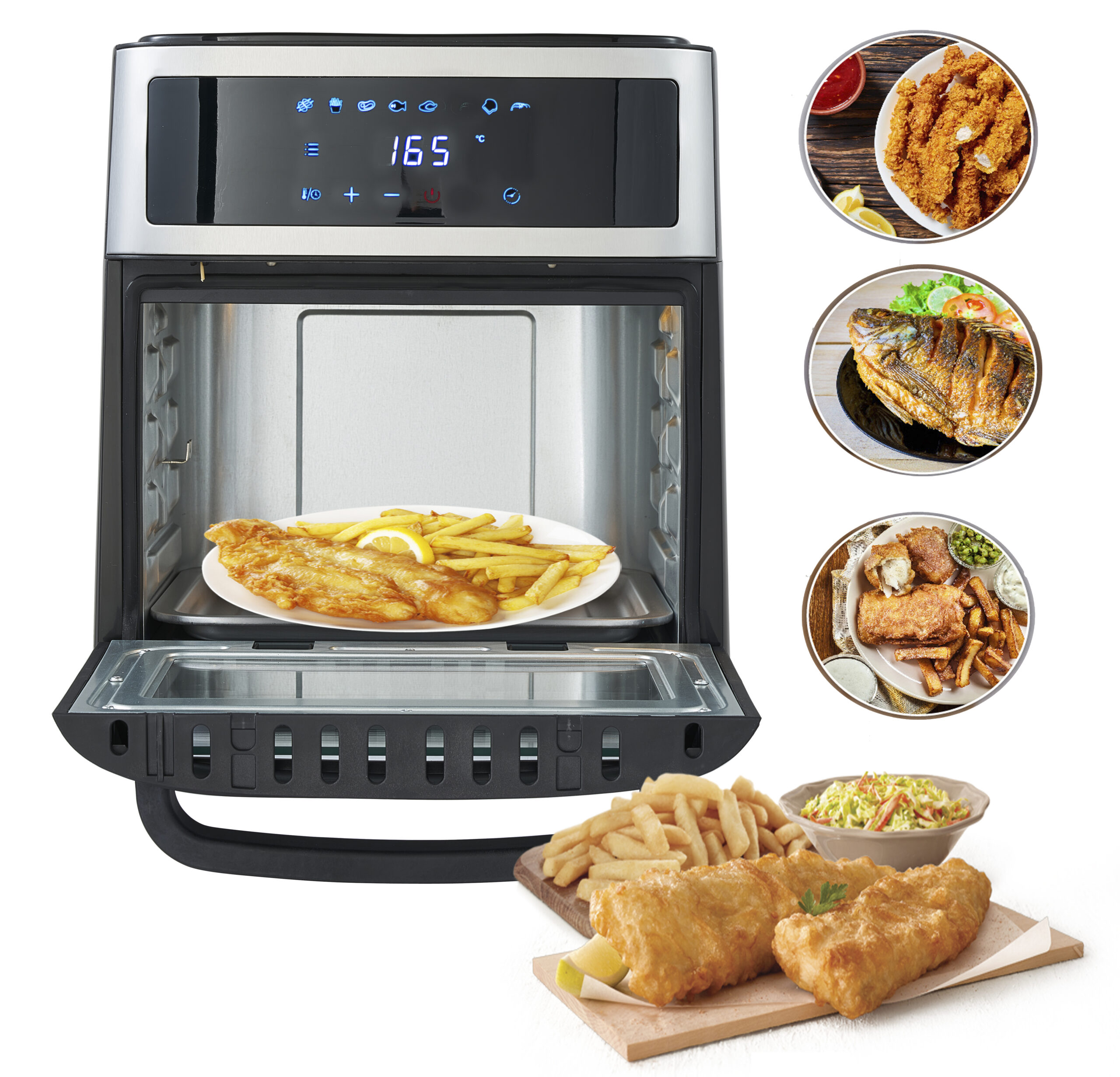Adler | Airfryer Oven | AD 6309 | Power 1700 W | Capacity 13 L | Stainless steel/Black - Image 11