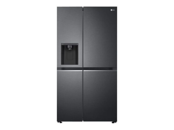 LG | Refrigerator | GSLV71MCLE | Energy efficiency class E | Free standing | Side by side | Height 179 cm | No Frost system | Fridge net capacity 416 L | Freezer net capacity 219 L | 36 dB | Matte Black - Image 4