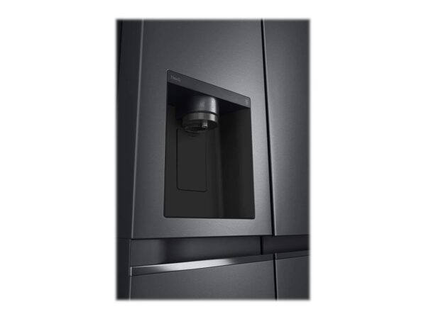 LG | Refrigerator | GSLV71MCLE | Energy efficiency class E | Free standing | Side by side | Height 179 cm | No Frost system | Fridge net capacity 416 L | Freezer net capacity 219 L | 36 dB | Matte Black - Image 17