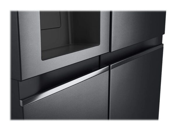 LG | Refrigerator | GSLV71MCLE | Energy efficiency class E | Free standing | Side by side | Height 179 cm | No Frost system | Fridge net capacity 416 L | Freezer net capacity 219 L | 36 dB | Matte Black - Image 18